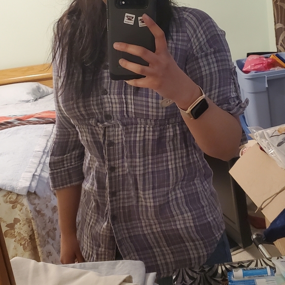 Reitmans plaid dress/shirt - Picture 4 of 4